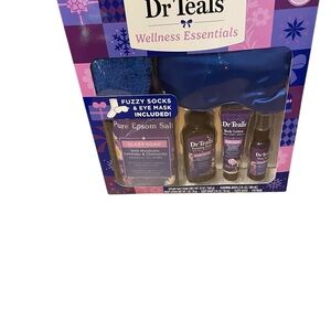 Dr. Teals Wellness Essentials Bath Set - Blue and Purple